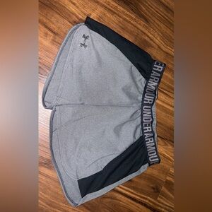 Grey/Black Under Armour Shorts.